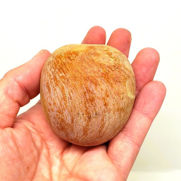 Alabaster Stone Marble Fruit Green FIG Purple PLUM Lot x3 Vintage Faux Realistic - Picture 6 of 8